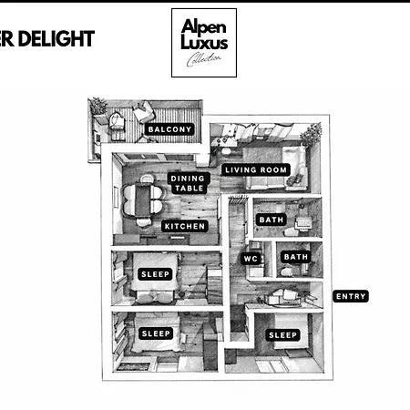 Ziller Delight - Alpenluxus Collection 公寓 *