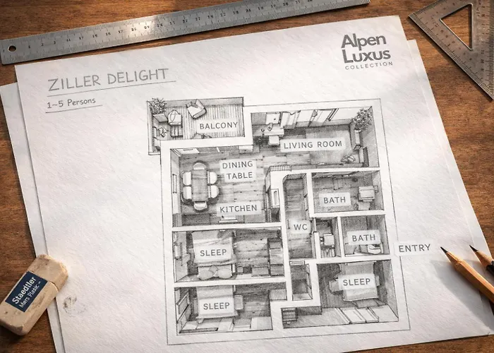 アパート Ziller Delight - By Alpenluxus Collection